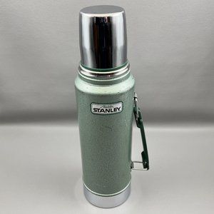 Vintage Aladdin Stanley Steel Quart Thermos A-944DH Pour Thru Stopper USA Made